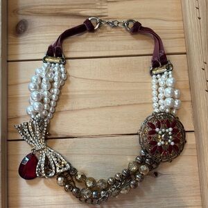 The Limited Pearl, Gold and Ruby Necklace